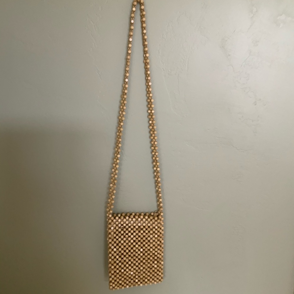 Beaded shoulder bag